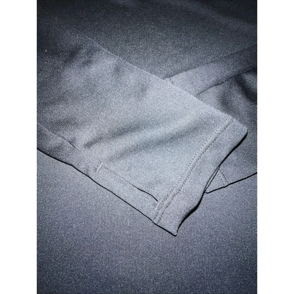 Nike Women's Dri-Fit Reflective Half Zip Running Shirt Black Silver Size Small - Picture 4 of 8